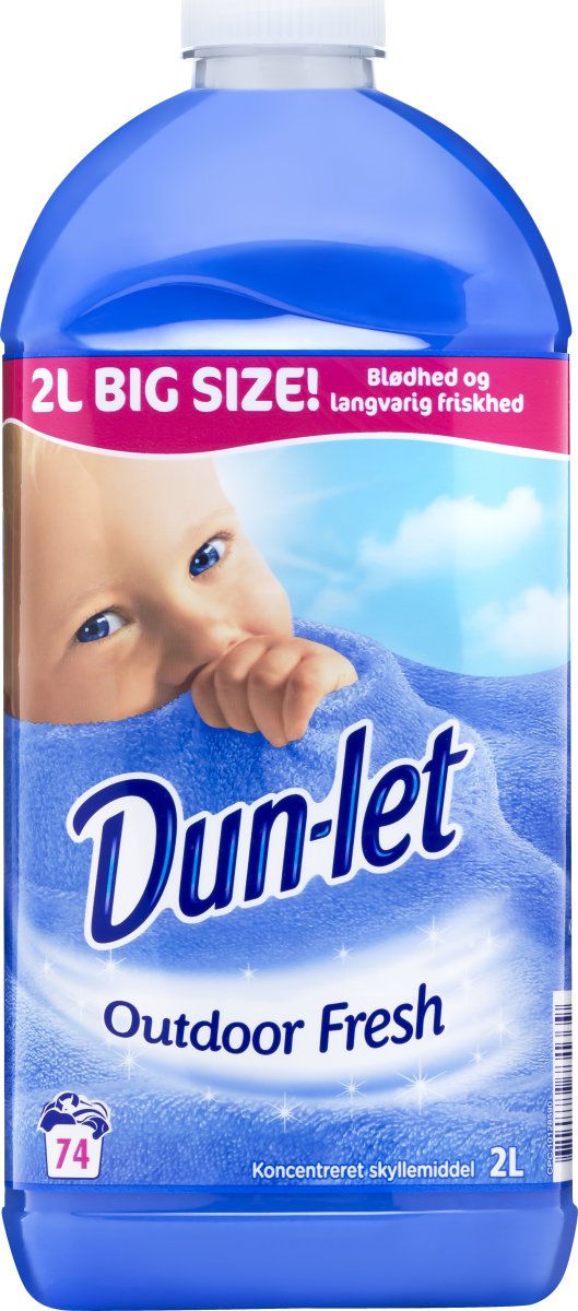Dun-let Skyllemiddel, Outdoor Fresh, 2 L