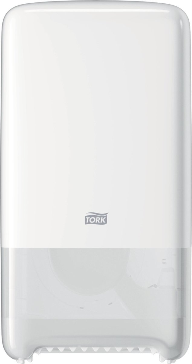 Tork T6 Twin Dispenser Toiletpapir | Hvid