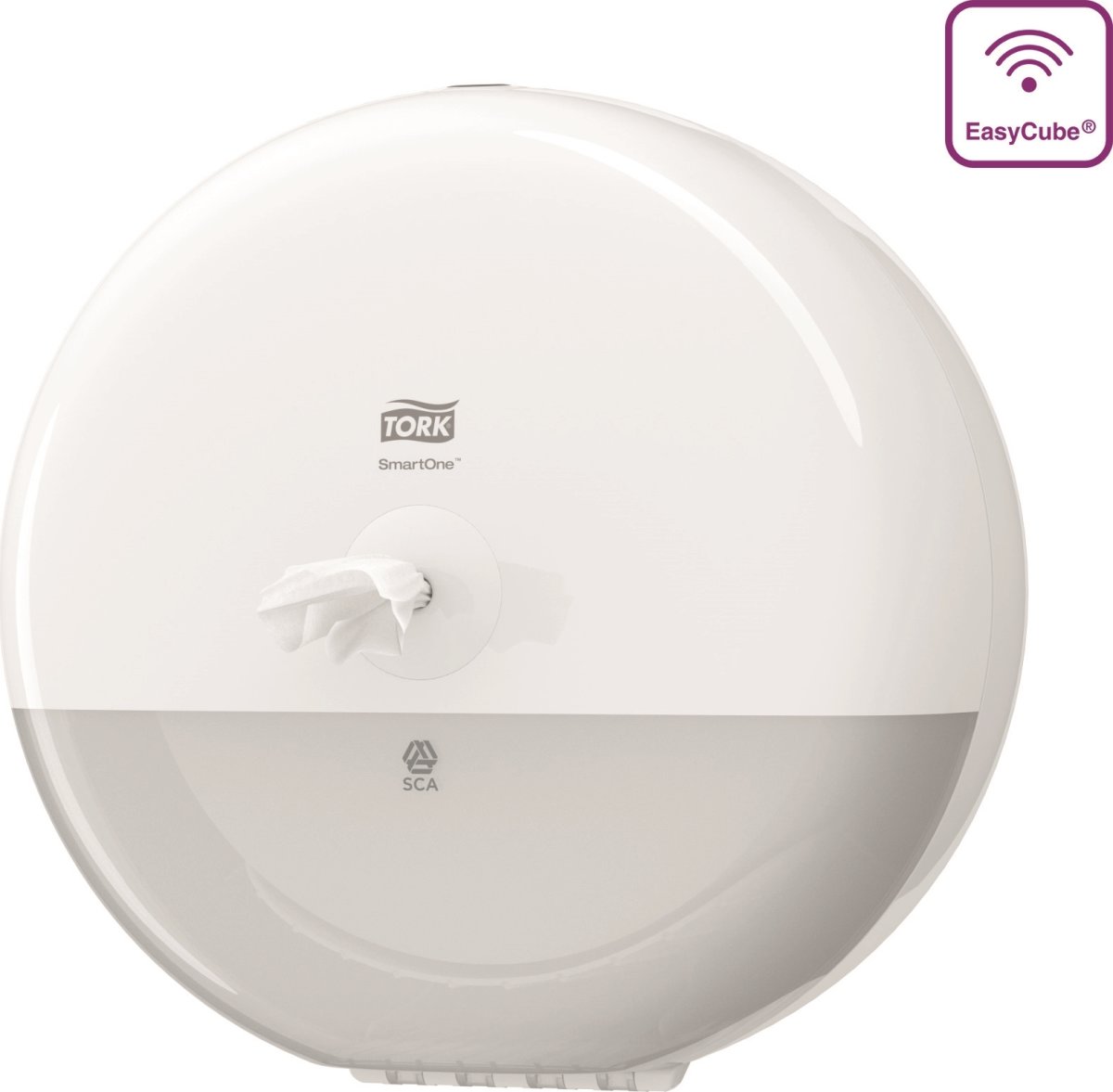 Tork T8 SmartOne Dispenser til toiletpapir i hvid - Køb | Lomax