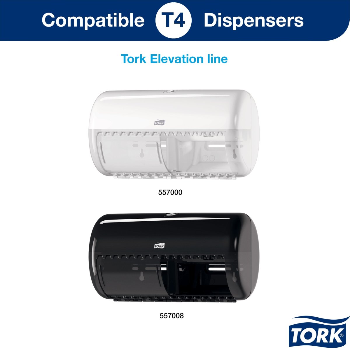 Tork T4 Premium toiletpapir, 4-lags, 42 ruller