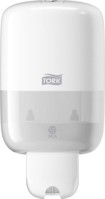 Tork S2 Mini Dispenser Sæbe, hvid