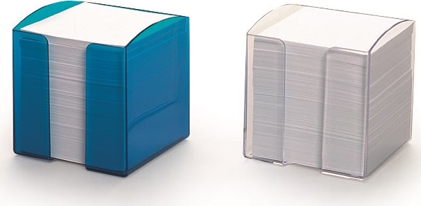 Durable Trend Kubusblokholder, transparent blå
