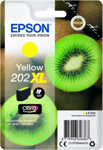 Epson T202 XL blækpatron, gul