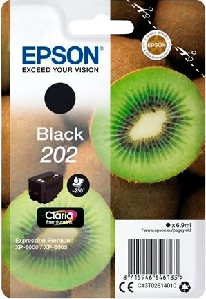 Epson T202 blækpatron, sort