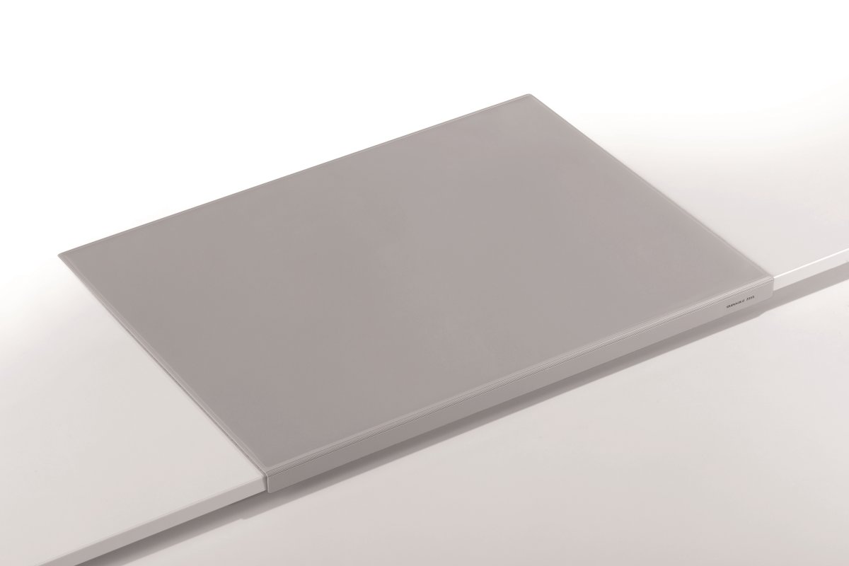 Durable Skriveunderlag m. kantbesk. 65x50 cm, grå