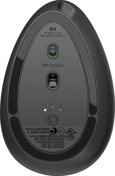 Logitech MX vertikal ergonomisk trådløs mus