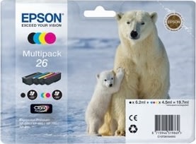 Epson T2616 blækpatroner multipak, BYMC, blister