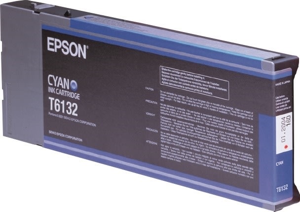 Epson T6132 blækpatron, cyan, 110ml