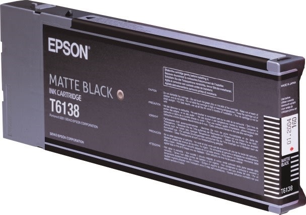 Epson T6138 blækpatron, mat sort, 110ml