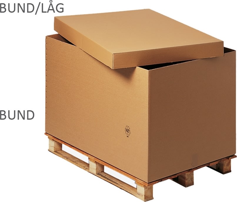 Palle container bund, 775 x 557 x 700 mm, 2-lags