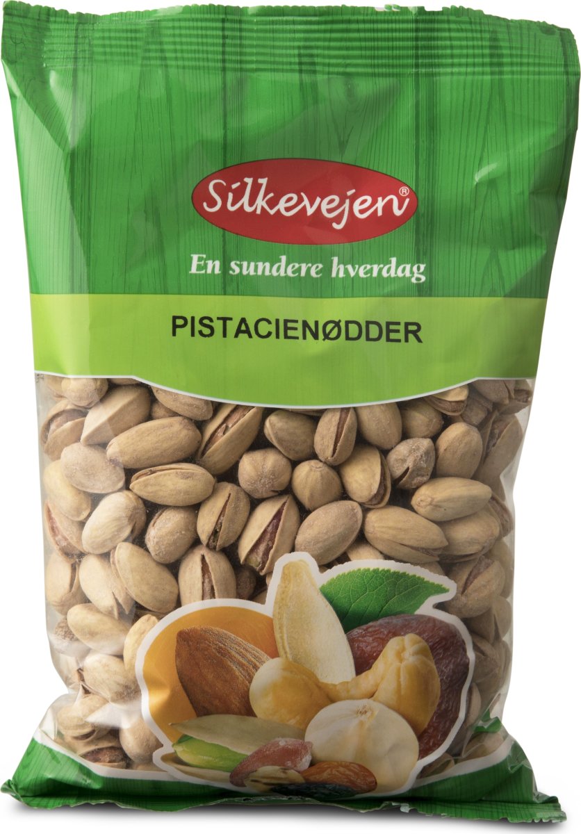 Silkevejen Pistacienødder saltede & ristede, 250 g