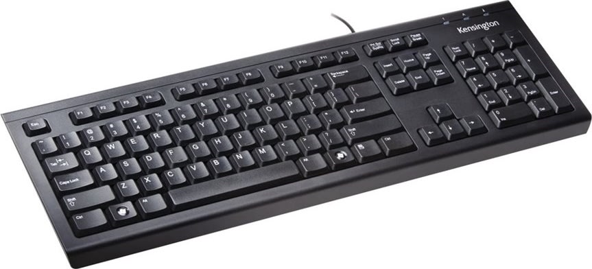 Kensington tastatur, sort (nordisk)