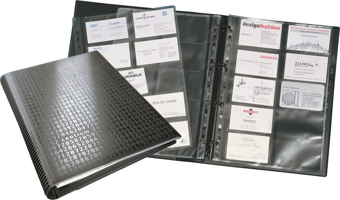 Durable Visifix 200 Centium Visitkortmappe | A4