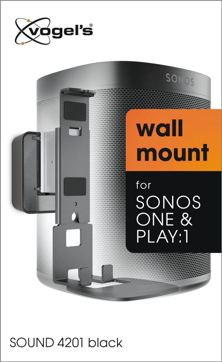 Vogles 4201 Vægbeslag til Sonos P1/One, sort