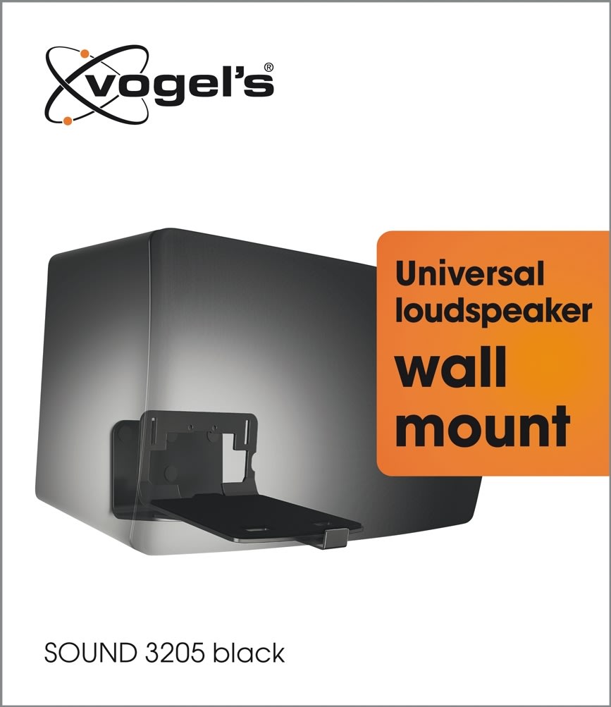 Vogel 3205 Universelt vægbeslag til Sonos, sort