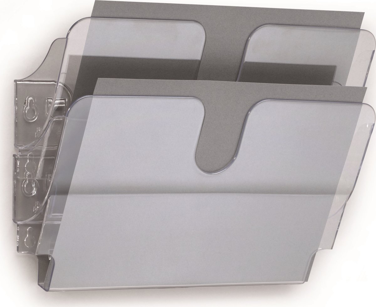 Durable FP Brochureholder | 2 | A4 tværf. | Klar