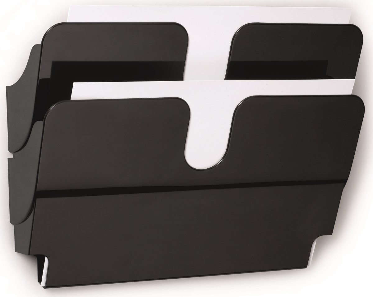 Durable FP Brochureholder | 2 | A4 tværf. | Sort