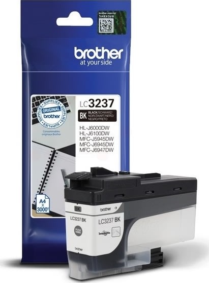 Brother LC3237BK blækpatron, sort, 3000 sider