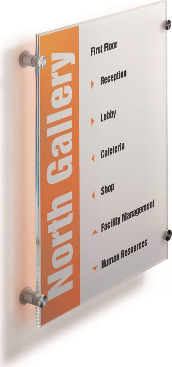 Durable Crystal Sign Skilt | A3