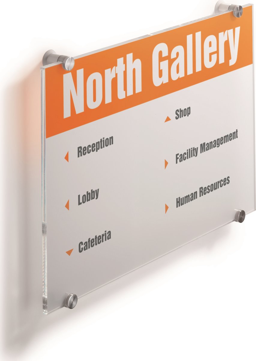 Durable Crystal Sign Skilt | A3