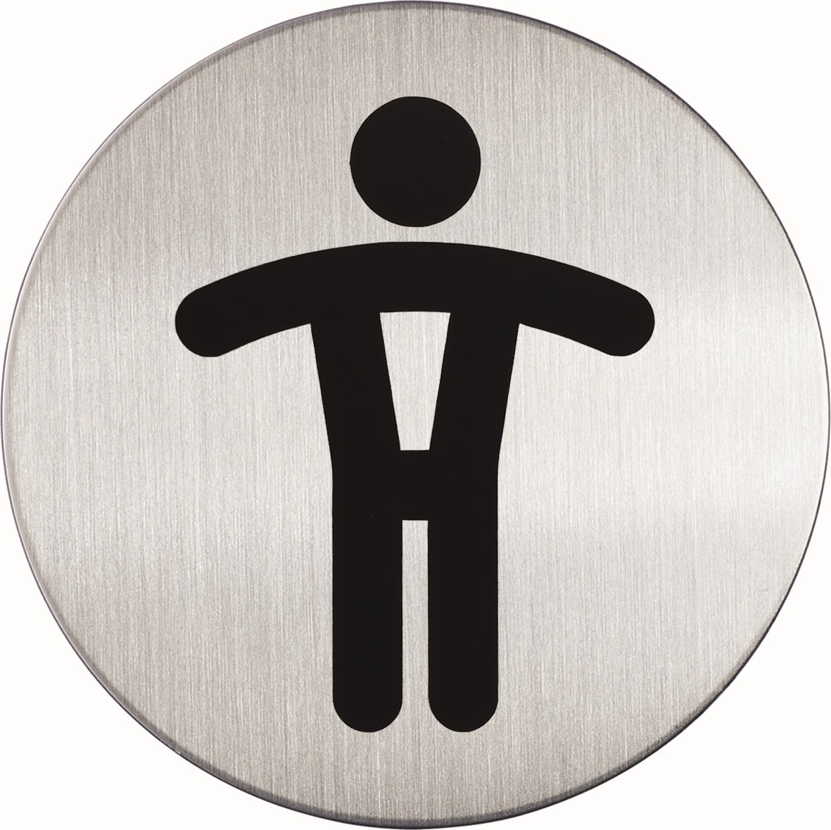 Durable Skilt | Rundt | Herretoilet