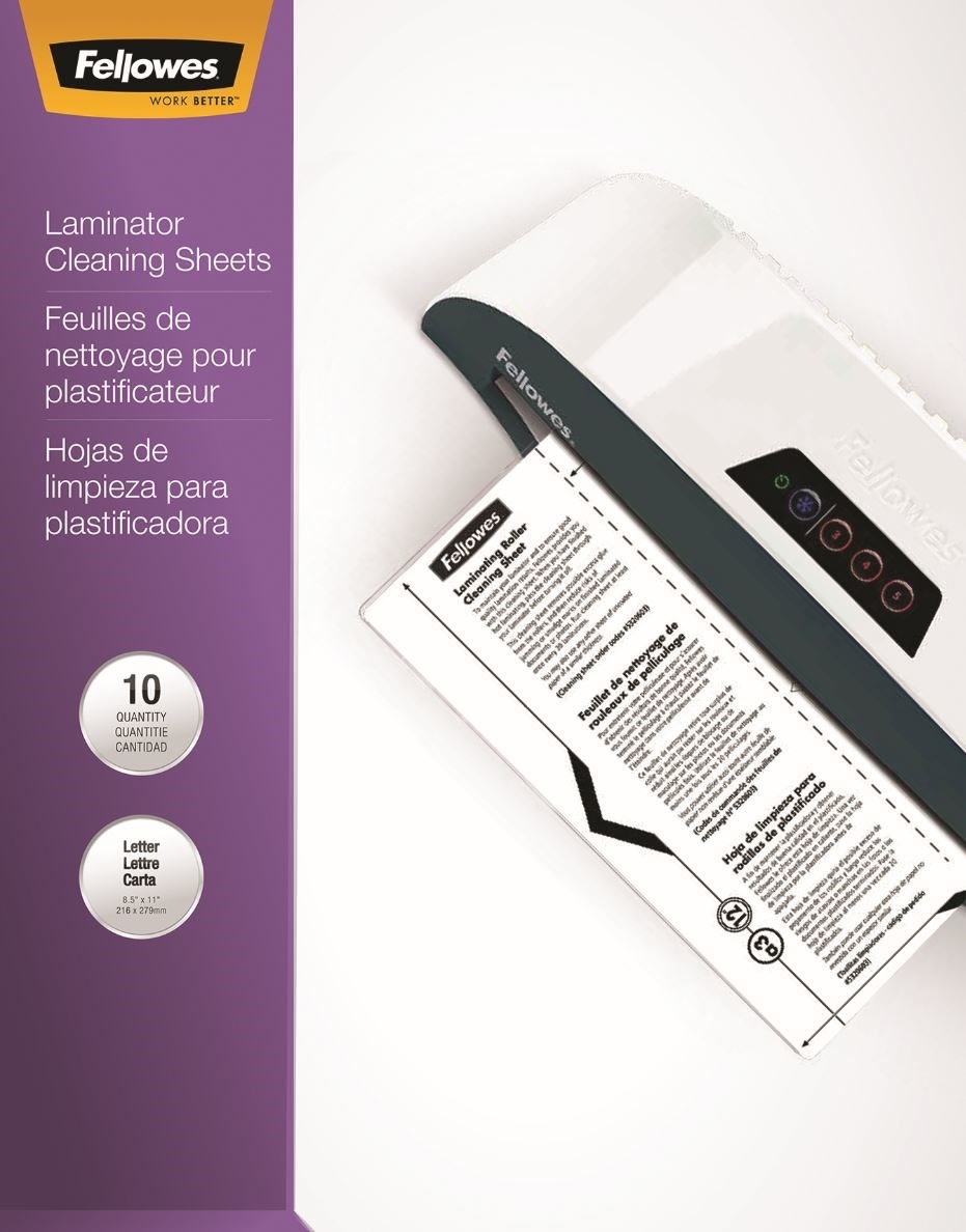 Fellowes A3/A4 Lamineringsrengøringslommer 10 stk