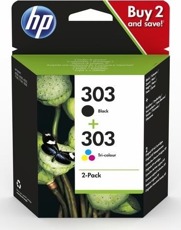 HP nr. 303 blækpatroner i blisterpakning, sampak