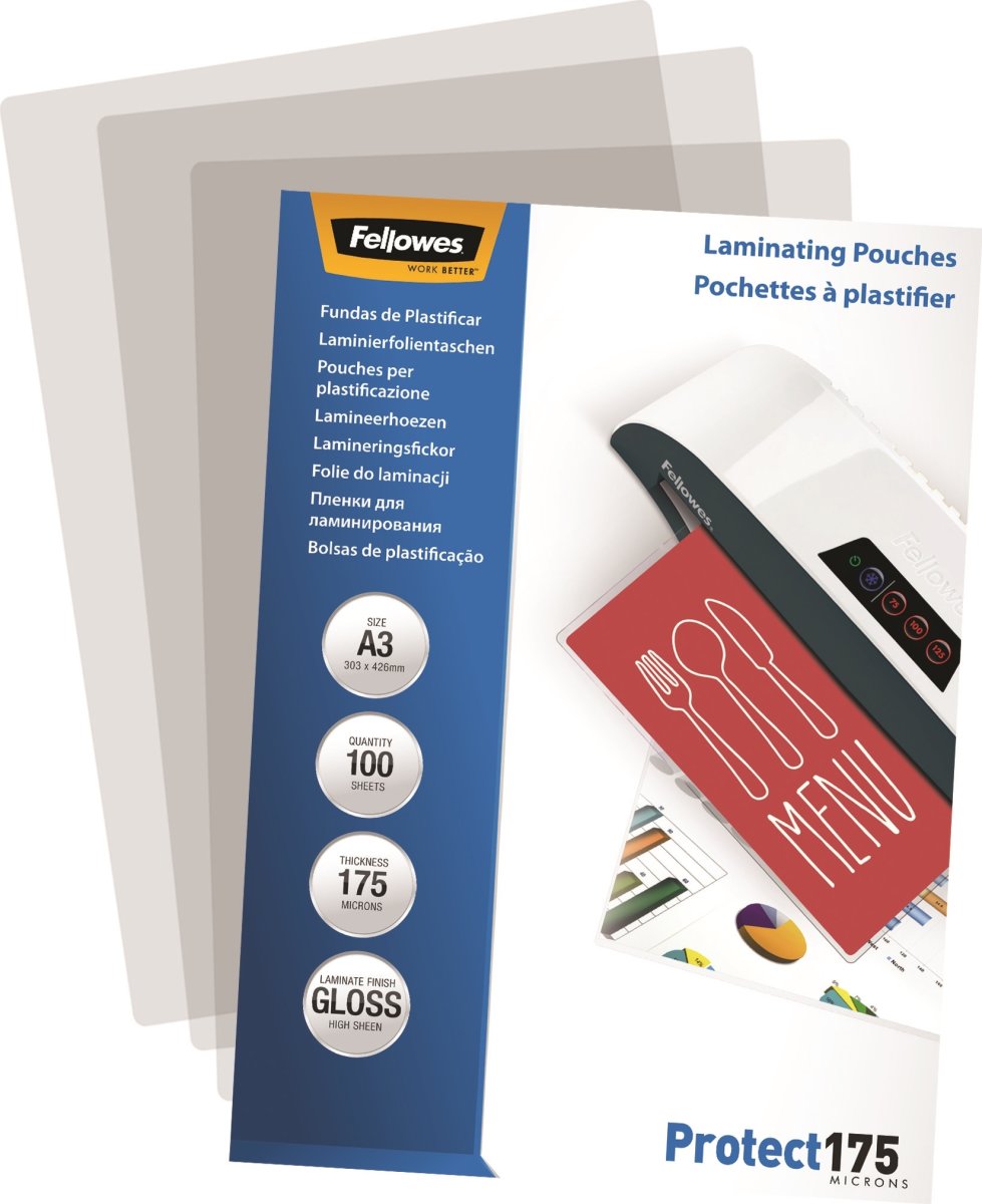 Fellowes Protect 175 mic A3 lamineringslomme gloss