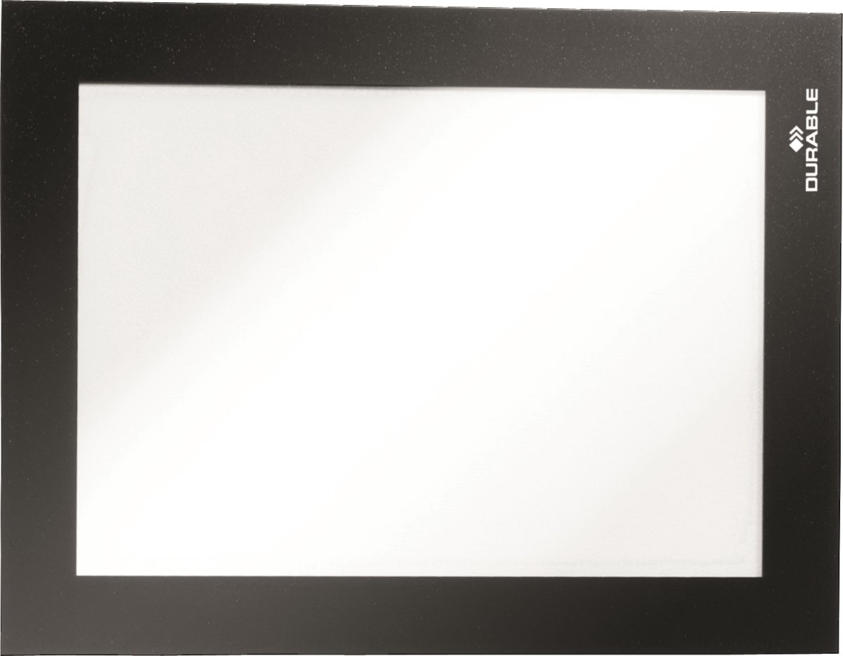 Durable Duraframe Magnetic | A6 | Sort | 5 stk.