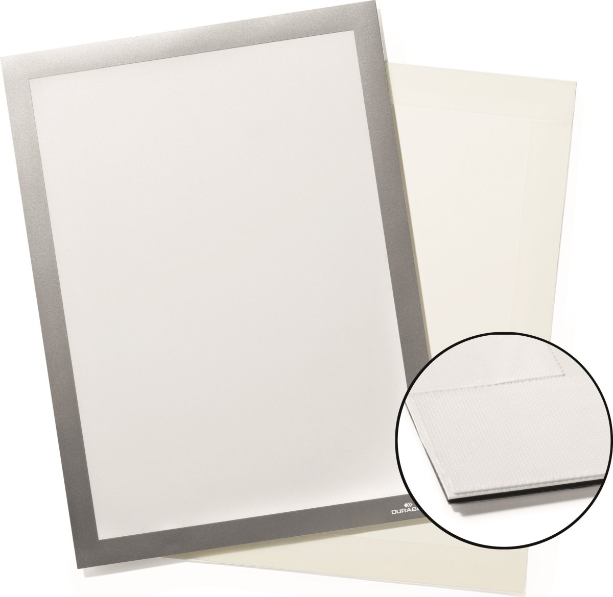 Durable Duraframe Grip | A4 | Sølv