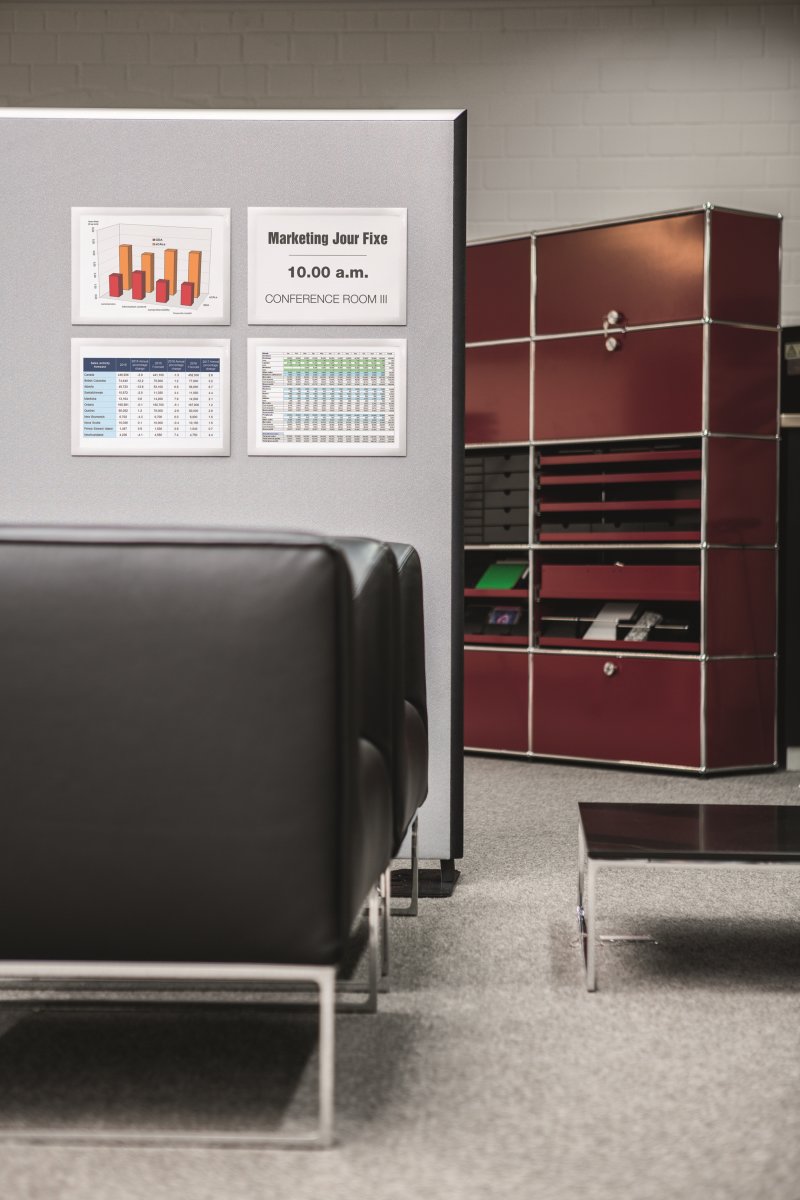 Durable Duraframe Grip | A4 | Sølv