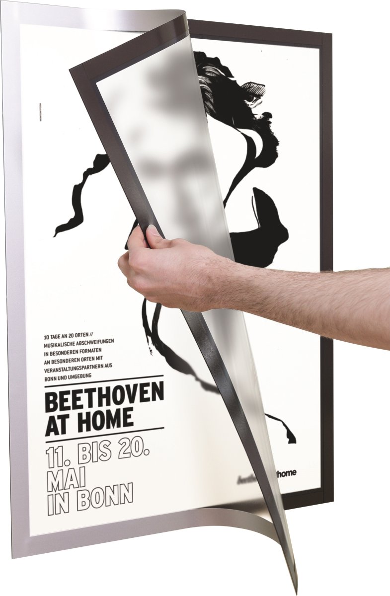 Durable Poster Statisk Inforamme 70x100 cm, sort