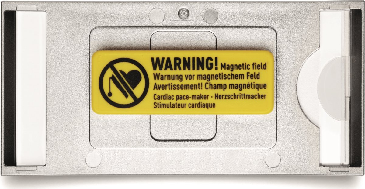 Durable Navneskilt m. magnet | 34x74 mm | 10 stk.