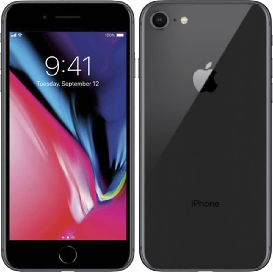 Brugt Apple iPhone 8, 64GB, Space Grey, (B)