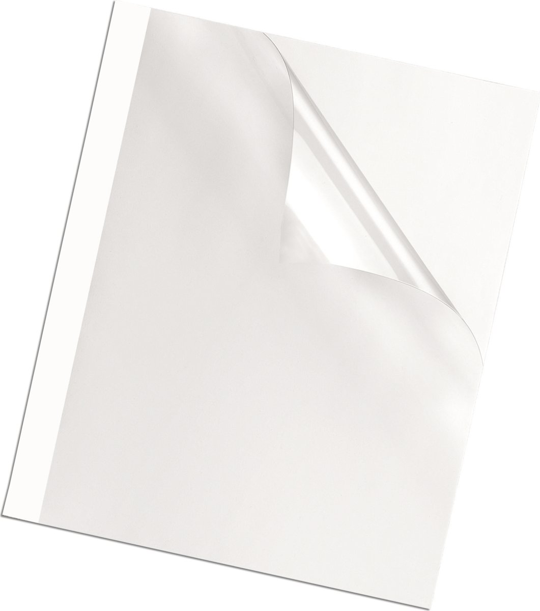Fellowes standard thermal binding cover 3 mm, hvid