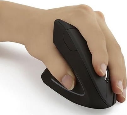 6D Ergonomisk trådløs vertikal mus, venstre hånd