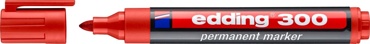 Edding 300 Permanent Marker | Rød