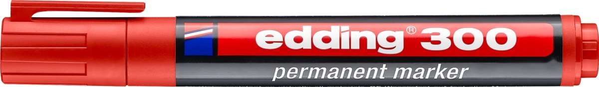 Edding 300 Permanent Marker | Rød