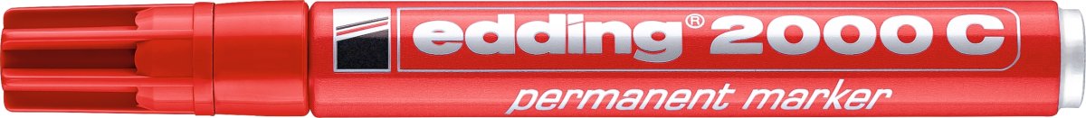 Edding 2000C Permanent Marker | Rød
