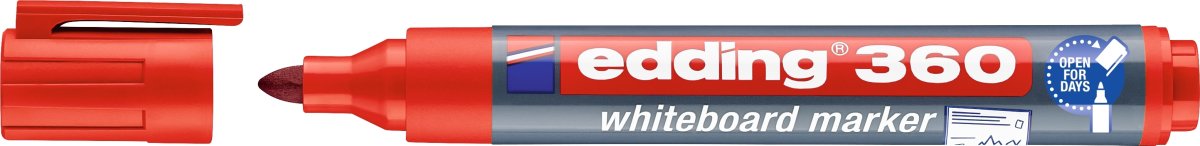 Edding 360 Whiteboard Marker | Rød