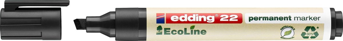Edding 22 Ecoline Permanent Marker, 4 stk.