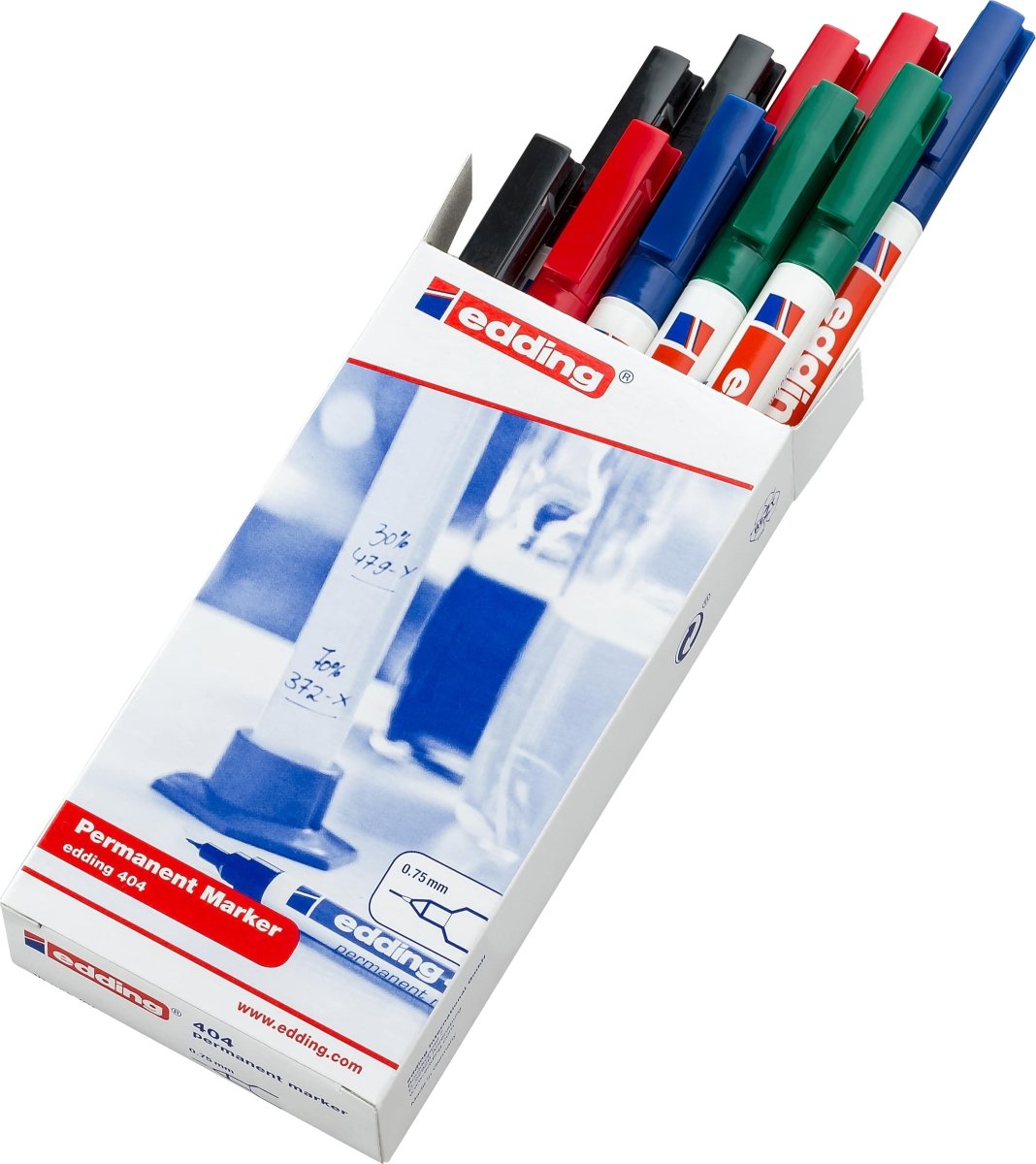 Edding 404 Permanent Marker | 10 farver