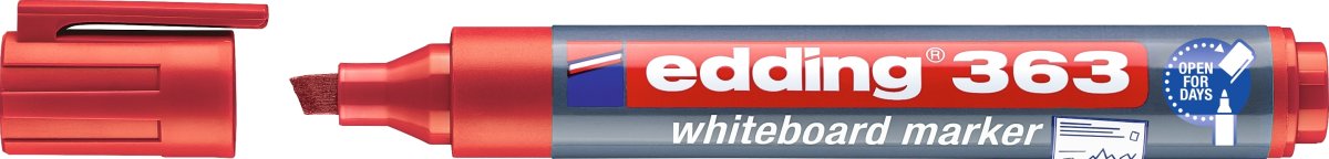 Edding 363 Whiteboard Marker | Rød