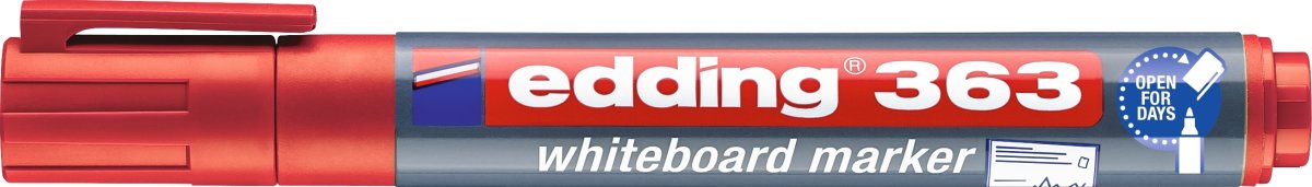 Edding 363 Whiteboard Marker | Rød