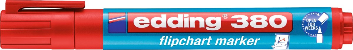 Edding 380 Flipover Marker | Rød