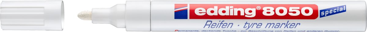 Edding 8050 Dæk Marker | Hvid