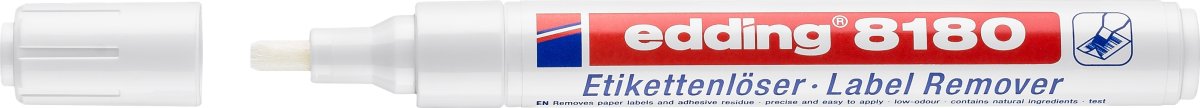 Edding 8180 Label Removal Marker | Transparent