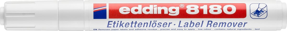 Edding 8180 Label Removal Marker | Transparent