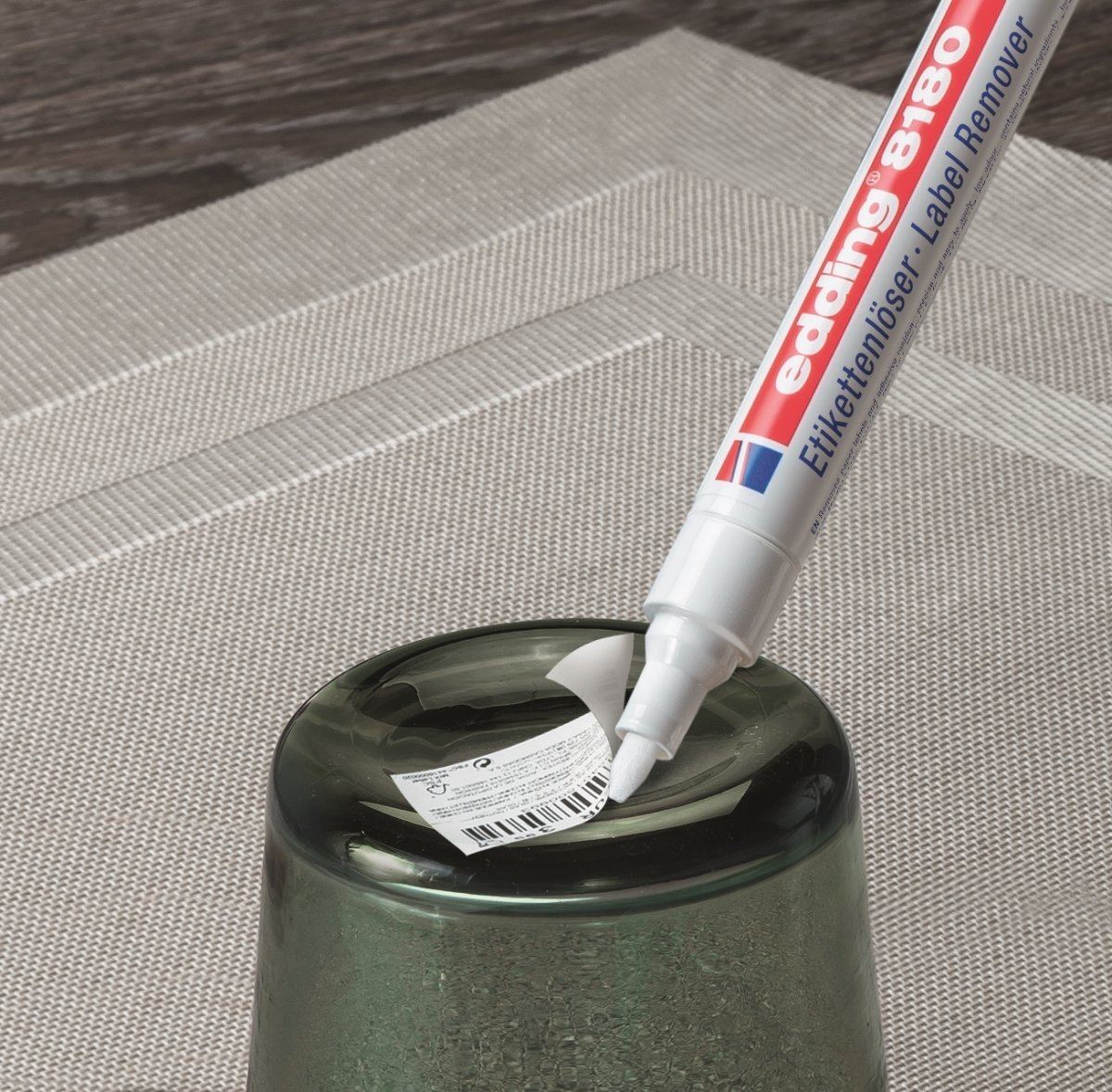 Edding 8180 Label Removal Marker | Transparent