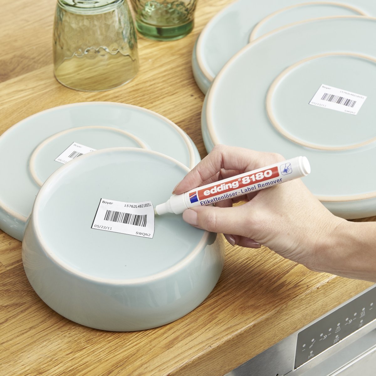 Edding 8180 Label Removal Marker | Transparent